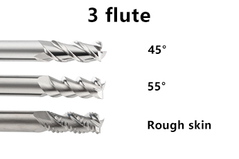 End mill for aluminum/acrylic/copper-(AEX)