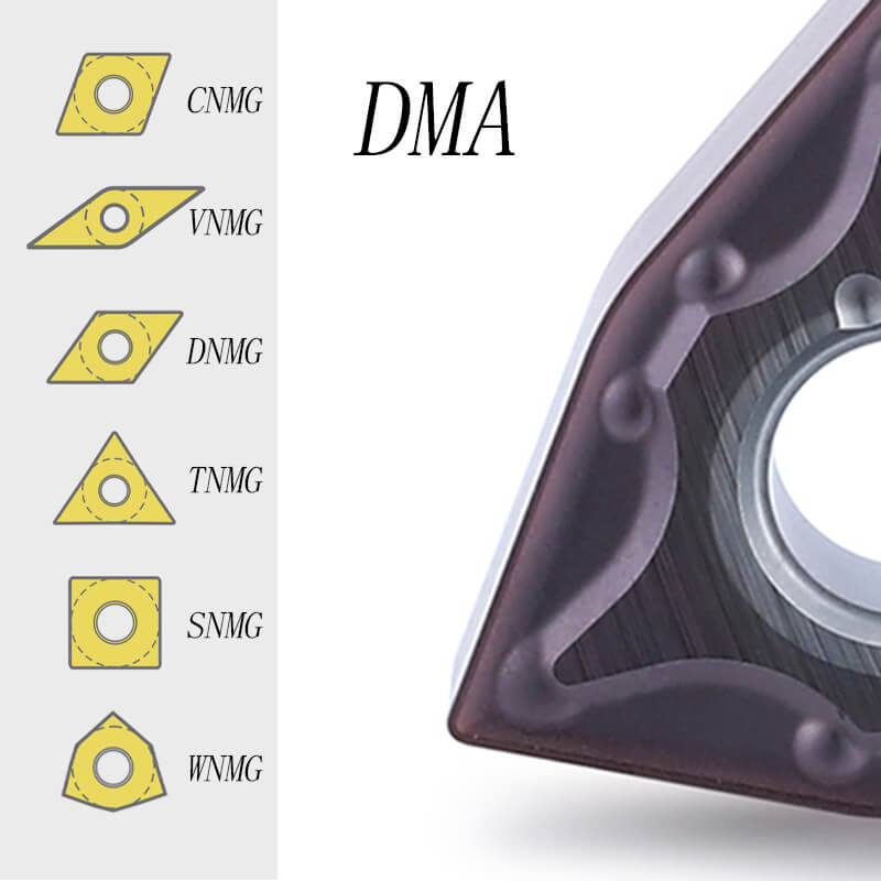 DMA-Semi Finishing Machining For Steel Carbide Negative Angle Turning Inserts  TNMG1604