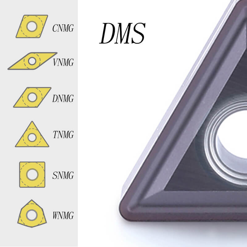 DMS-Semi Finishing Machining For Steel Carbide Negative Angle Turning Inserts