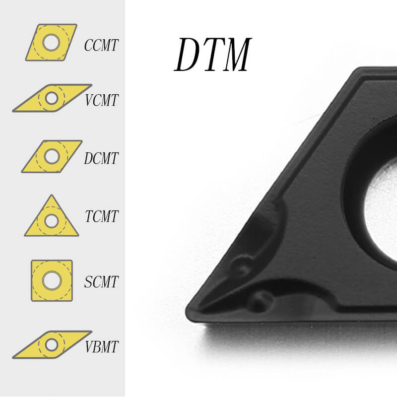 DTM-Semi Finishing Machining For Steel Carbide Positive Angle Turning Inserts